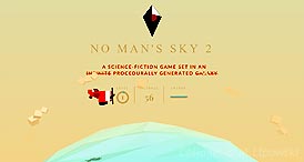 Der No Man's Sky Klon des HTML5 Spieles The Aviator. Bildquelle Screenshot x10host.com.